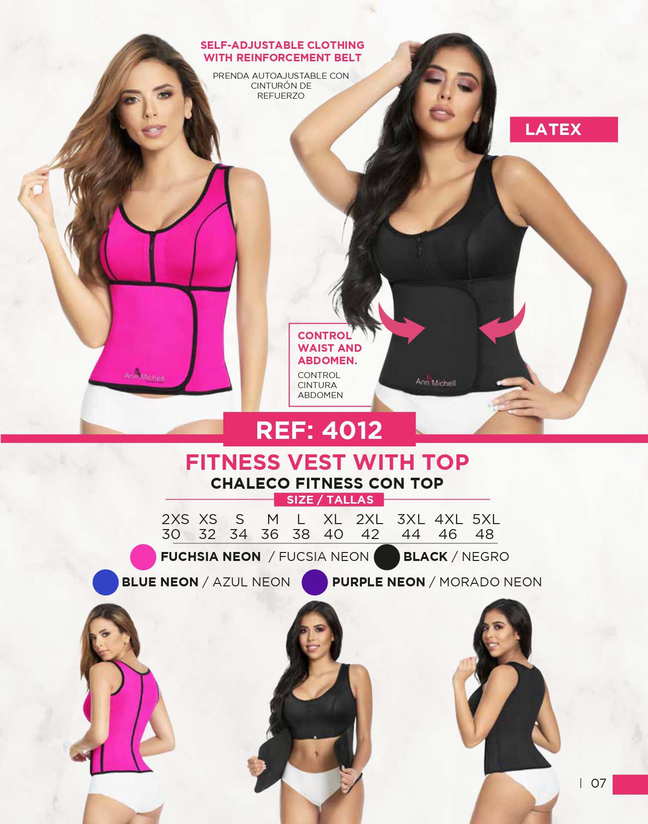 Girdle Vest with top 4012