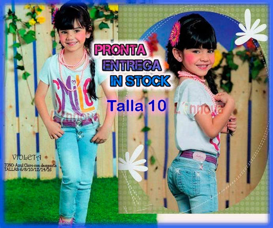 Jeans Niña Violeta