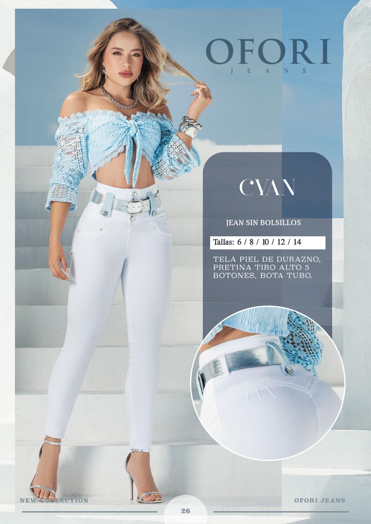 Jeans Cyan