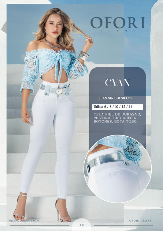 Jeans Cyan