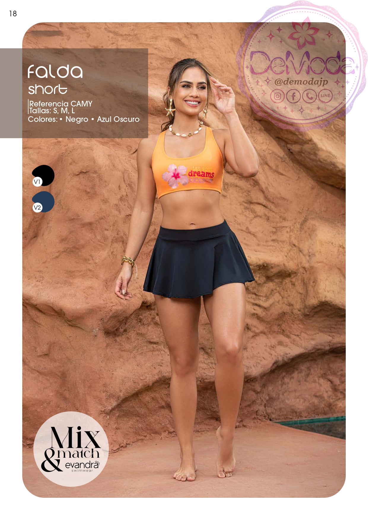 Salida Falda Short Camy