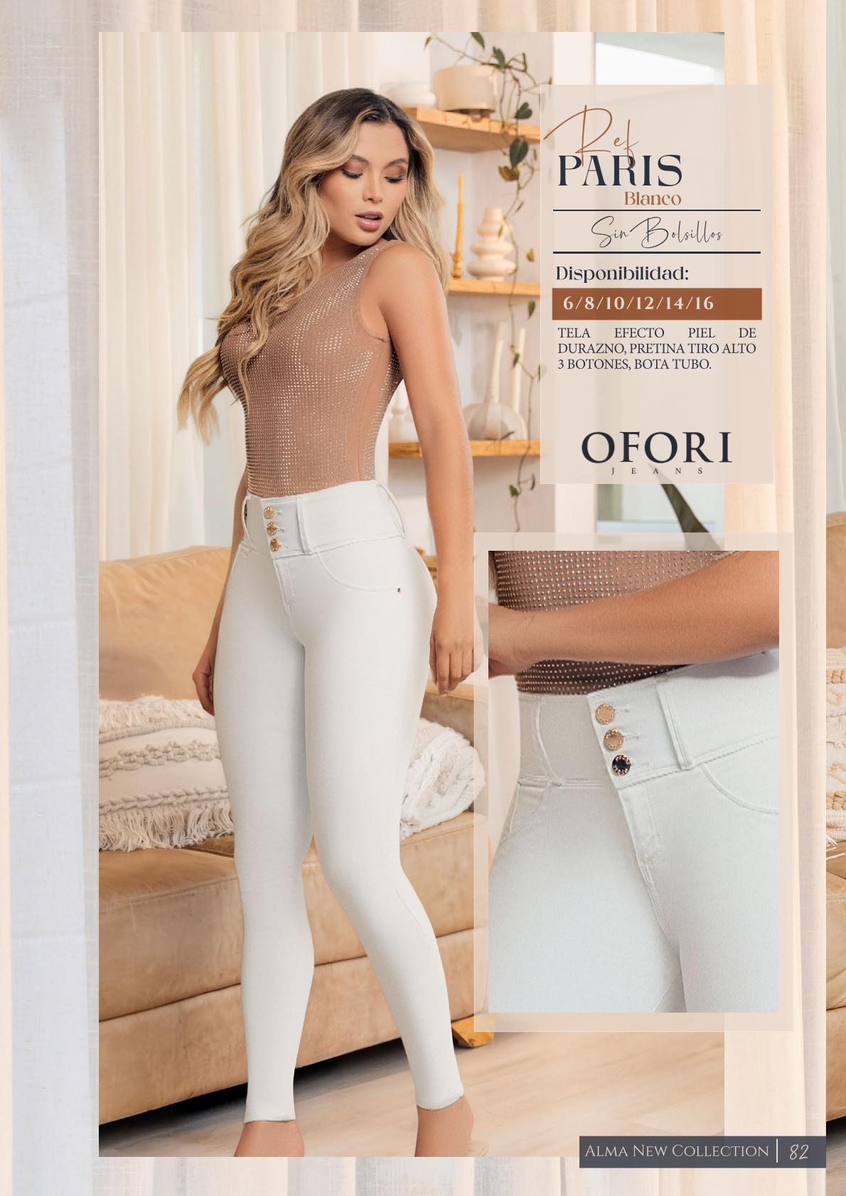 Jeans Paris Blanco