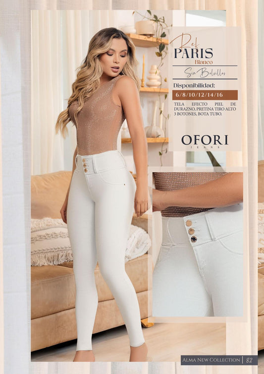 Jeans Paris Blanco