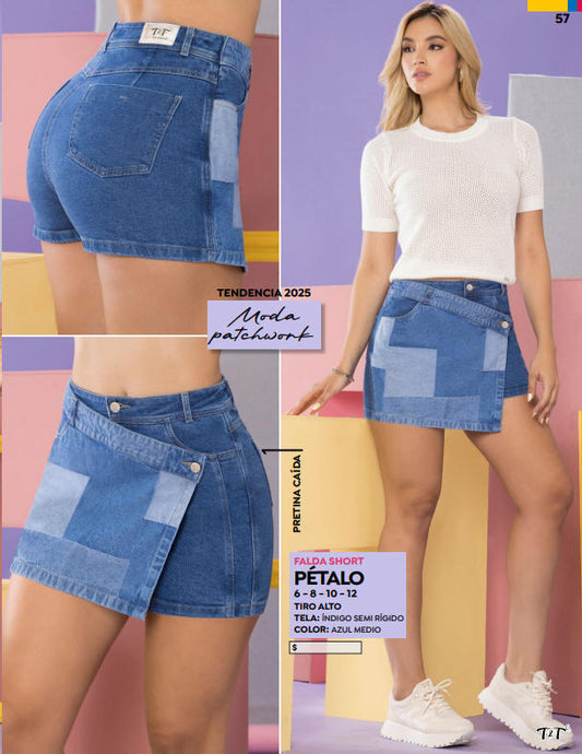 Falda short Petalo