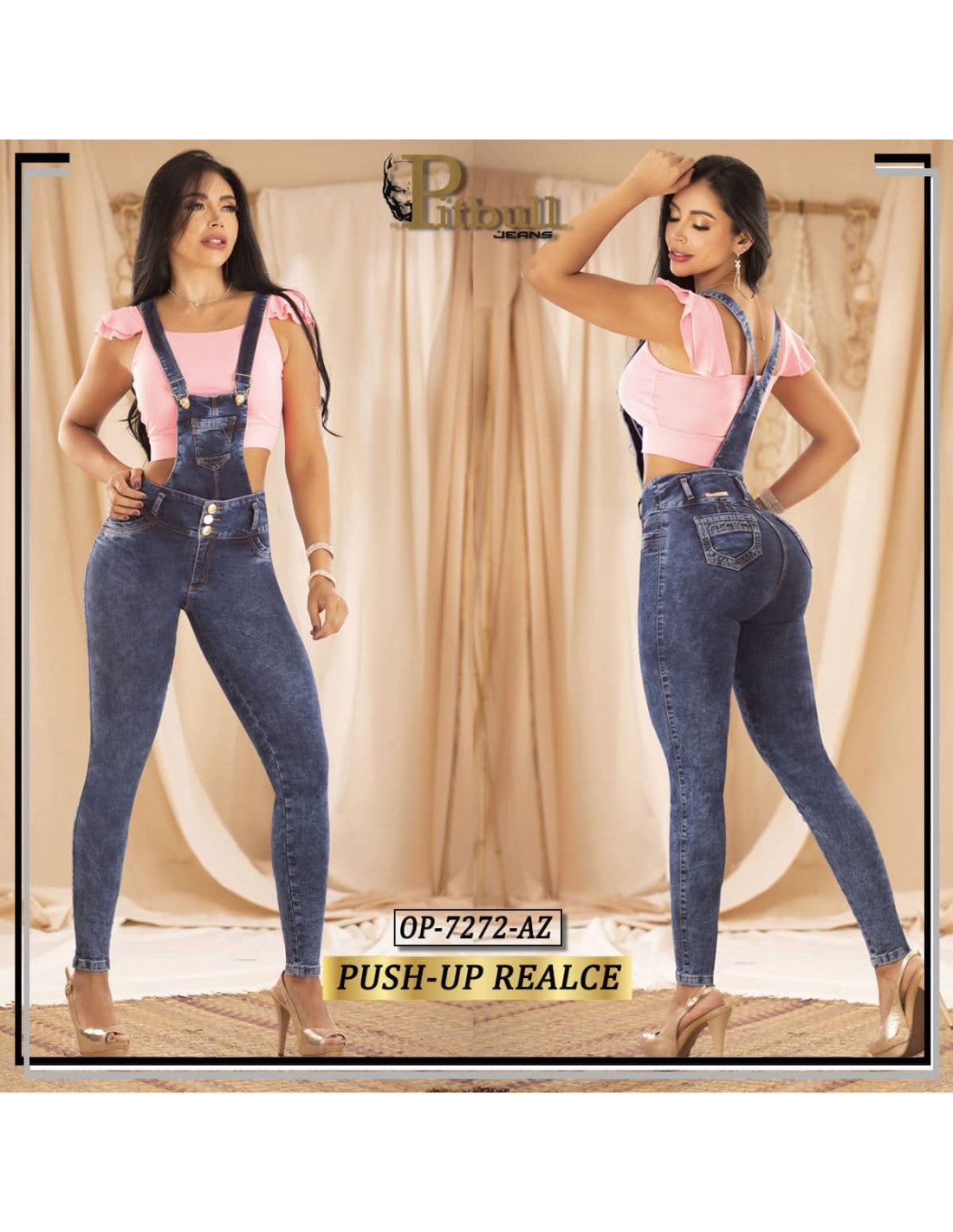 Jeans overol  7272