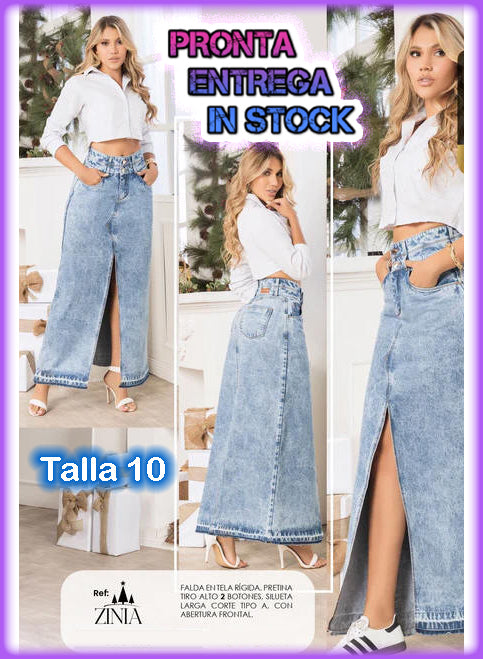 Falda jeans Zinia